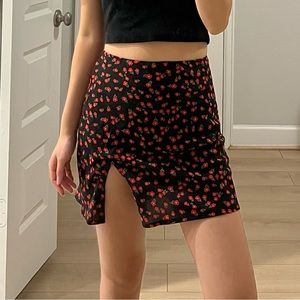 Princess Polly floral mini skirt